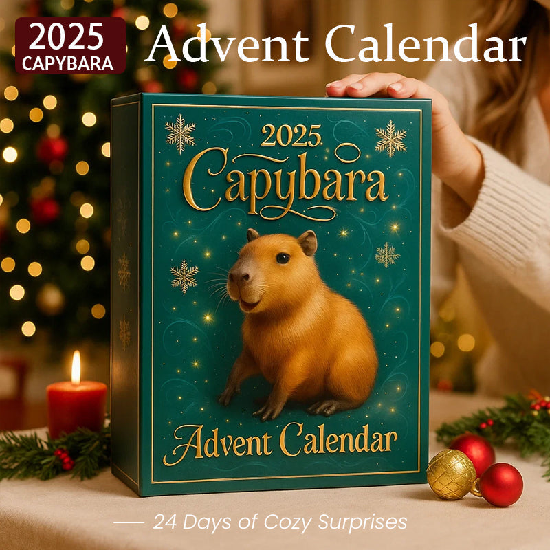 🐾 Calendrier de l'Avent Capybara 2025 — 24 jours de surprises douillettes 🎄✨