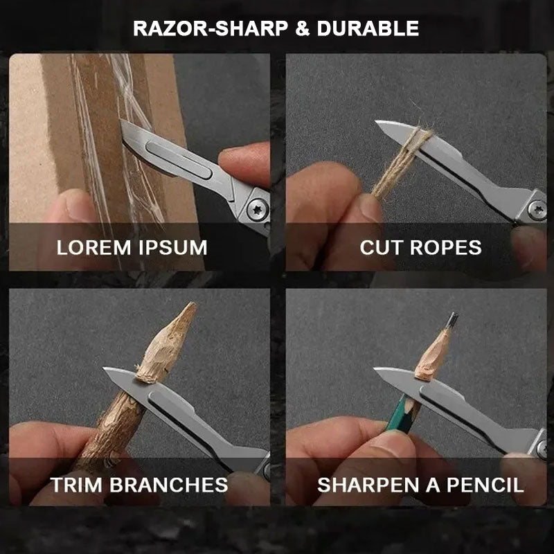 Universalmesser aus rostfreiem Stahl