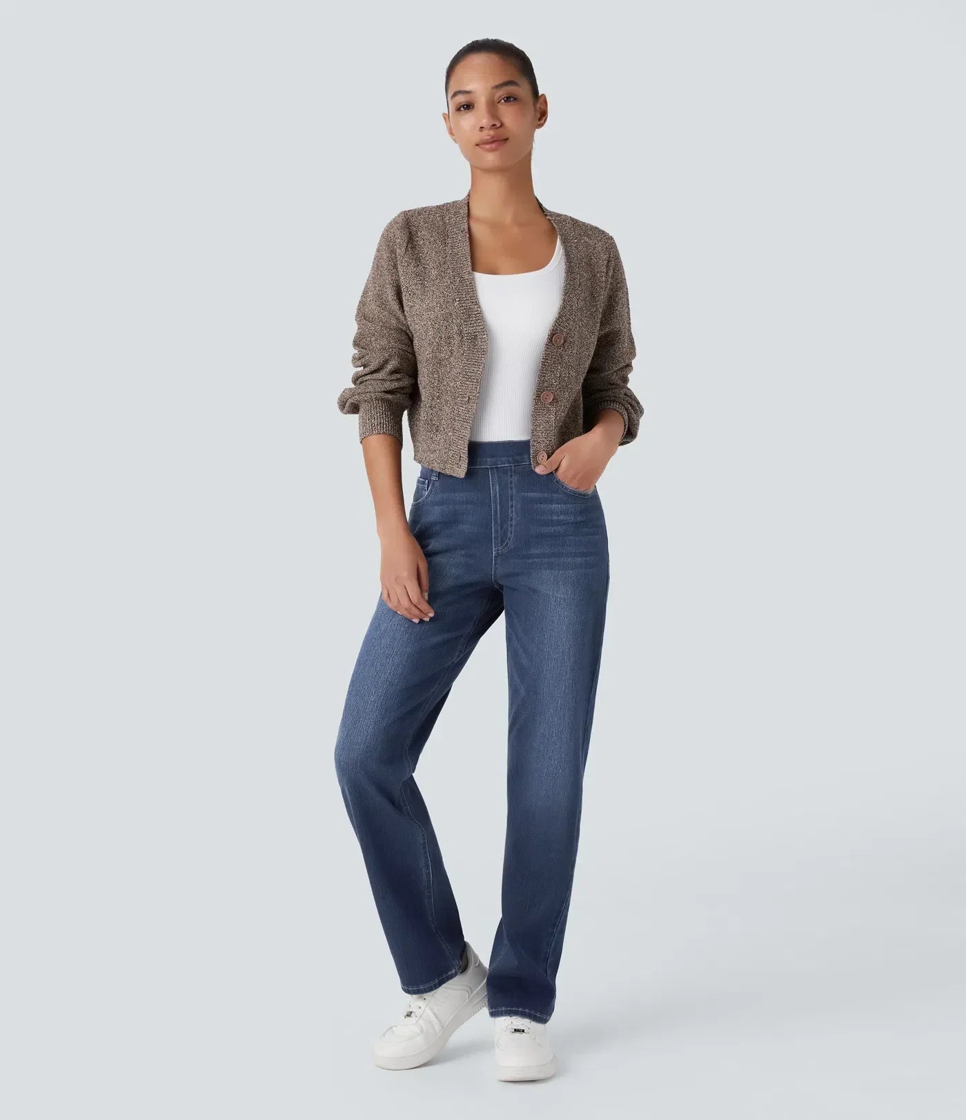 Lotte | Elastische und bequeme Hose mit hoher Taille
