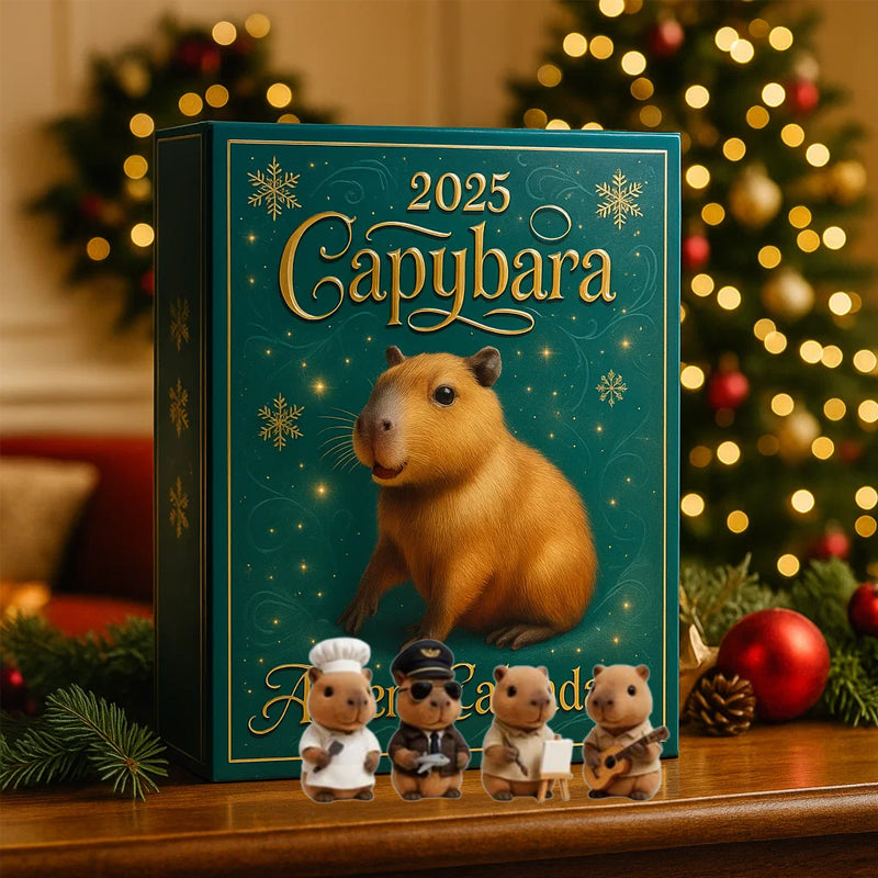 🐾 Calendrier de l'Avent Capybara 2025 — 24 jours de surprises douillettes 🎄✨