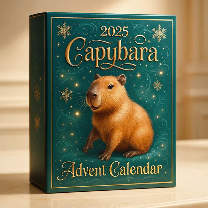 🐾 Calendrier de l'Avent Capybara 2025 — 24 jours de surprises douillettes 🎄✨