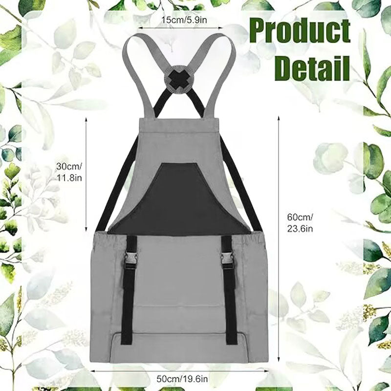 Fruit and vegetable picking apron with pockets