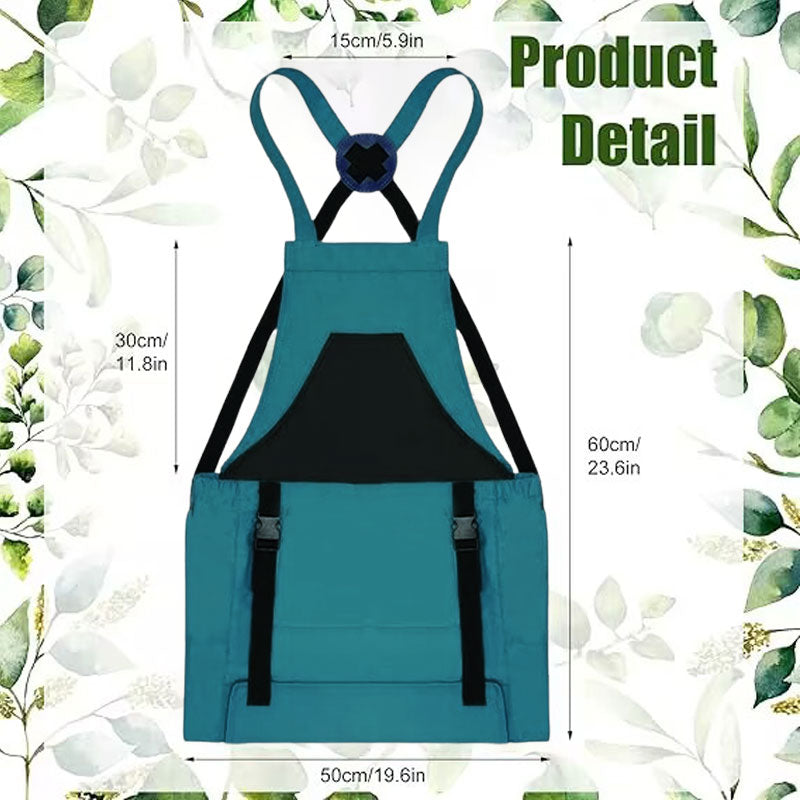 Fruit and vegetable picking apron with pockets