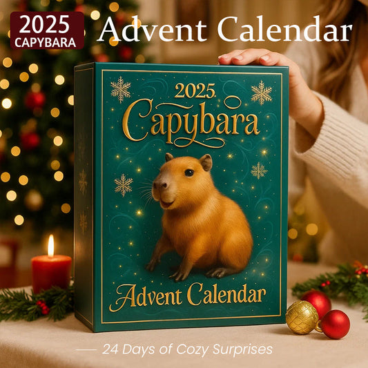 🐾 Calendrier de l'Avent Capybara 2025 — 24 jours de surprises douillettes 🎄✨