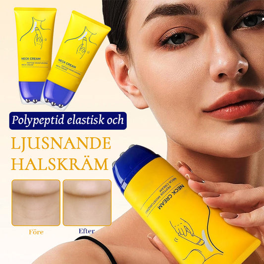 Polypeptid elastisk och ljusnande halskräm