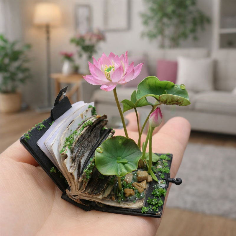Miniature Book Flowers: A Fairy Tale in the Palm of Your Hand