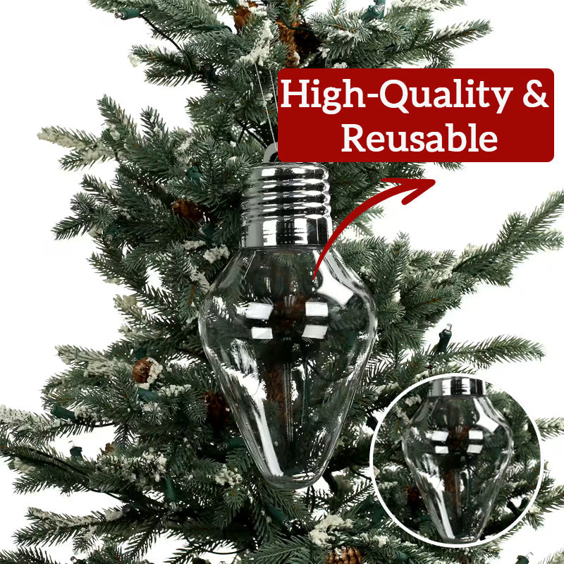 Weihnachtskugel-Geschenkglas