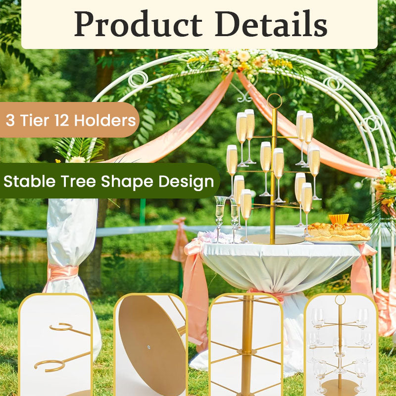 Festive Multi-Tiered Display Stand