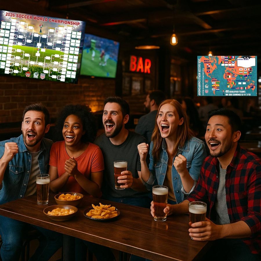 2026 Soccer The World Cup Schedule Poster & Final Round 48-team Collection Showcase, 2-in-1 Functional Poster