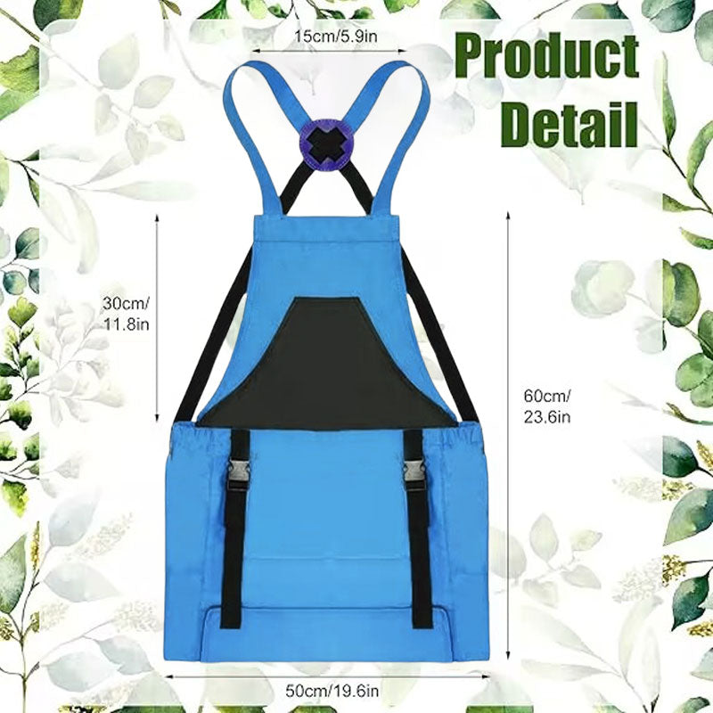 Fruit and vegetable picking apron with pockets