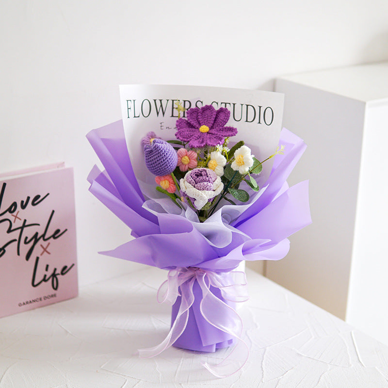 💕Mother's Day Special 💕Handmade Delicate Crochet Flower Bouquet