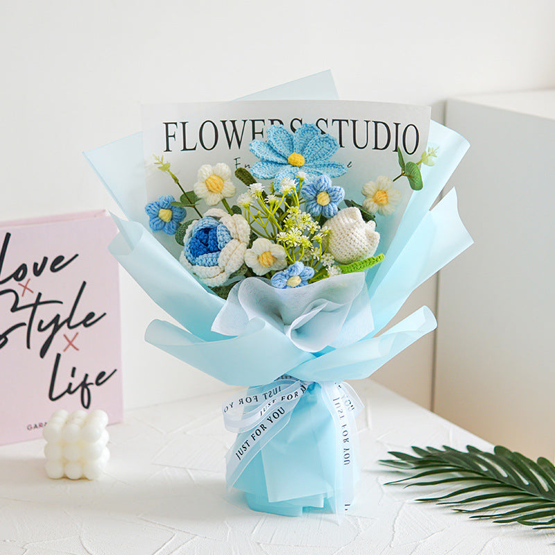 💕Mother's Day Special 💕Handmade Delicate Crochet Flower Bouquet