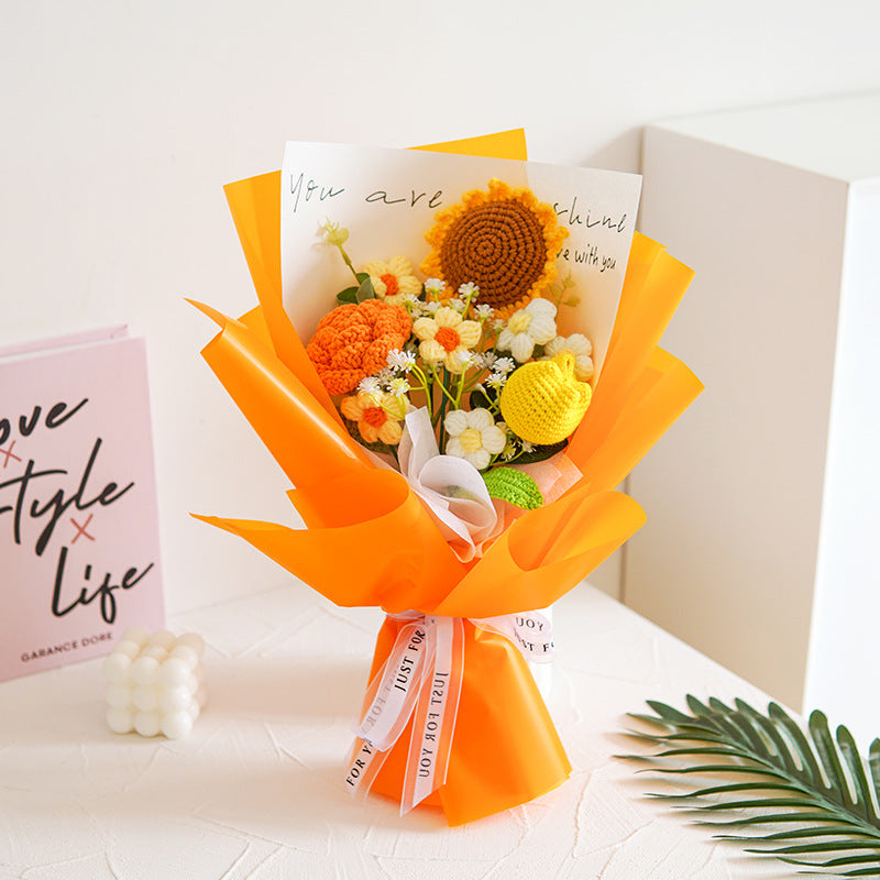 💕Mother's Day Special 💕Handmade Delicate Crochet Flower Bouquet