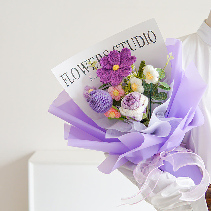 💕Mother's Day Special 💕Handmade Delicate Crochet Flower Bouquet