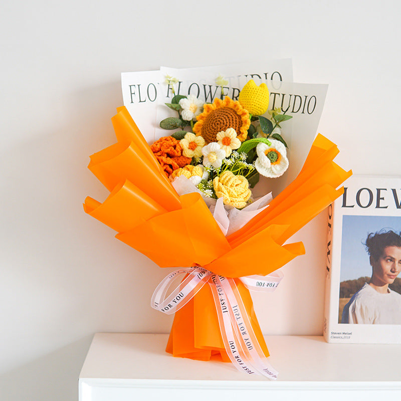 💕Mother's Day Special 💕Handmade Delicate Crochet Flower Bouquet